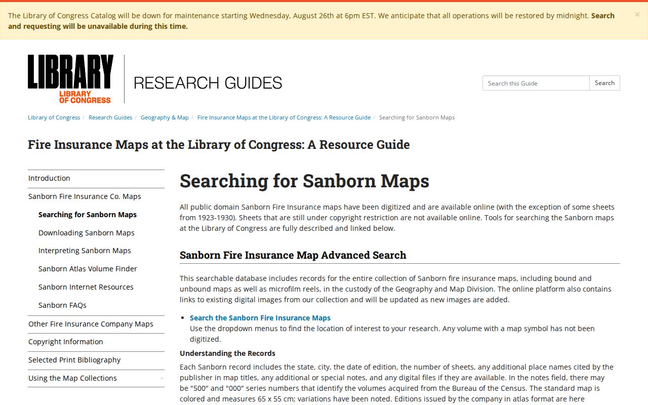 Natick previous residents Sanborn map research source