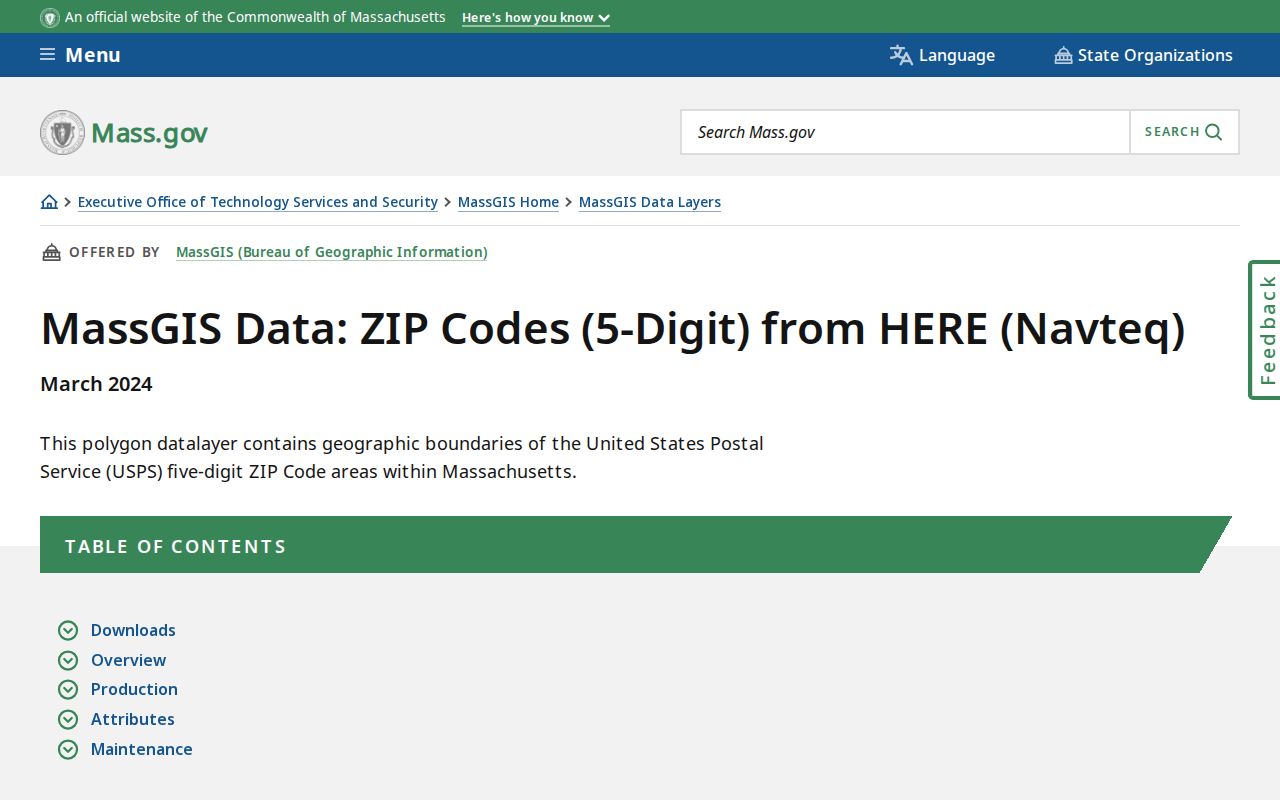 Natick ZIP code directory Massachusetts ZIP polygon information
